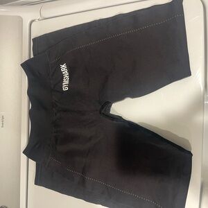 Gymshark Black and Olive Activewear Shorts